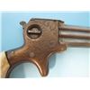 Image 3 : PROHIBITED:  Wm. W. Marston STYLE  Three-Barrel .22 Derringer with Retractable Knife Blade, engraved