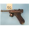 Image 11 : PROHIBITED:  PO8 Luger, 1940 date, 4" barrel, army acceptance marks, serial #60XX, numbers match exc
