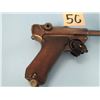 Image 2 : PROHIBITED:  PO8 Luger, 1940 date, 4" barrel, army acceptance marks, serial #60XX, numbers match exc