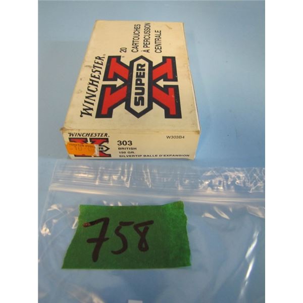 box of Winchester 303 British