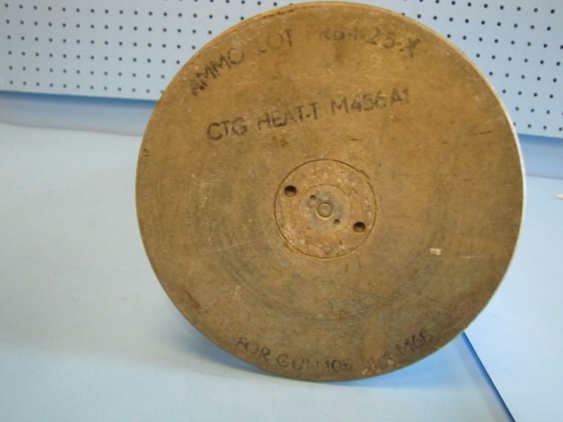 steel 105 mm shell casing