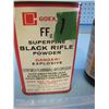 Image 2 : no shipping pickup only - black powder number one, half full and number two quarter full