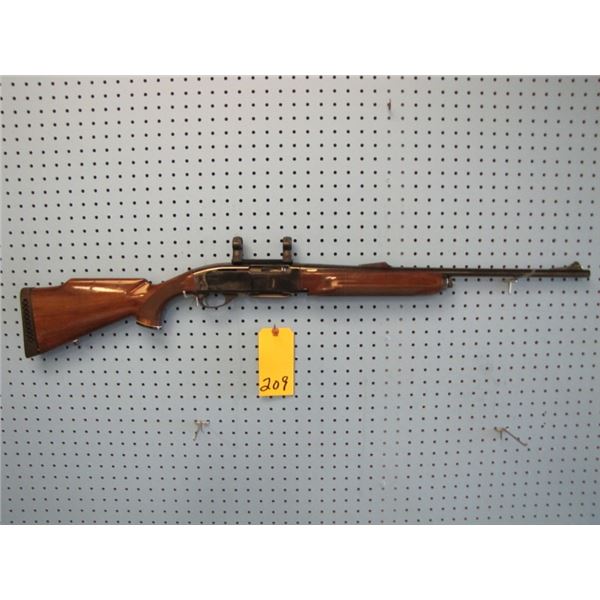 Remington Model 4, semi-automatic, 30 - 06 Springfield calibre, shell embedded in action in front of