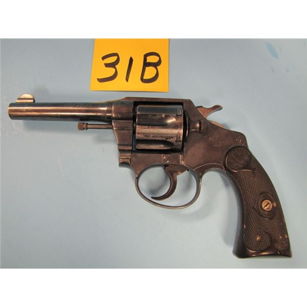 PROHIBITED: Colt, police positive, revolver, 38 Smith & Wesson, 6 shot, some rub marks on the barrel
