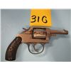 Image 1 : PROHIBITED:  Iver Johnson, 1900 double action, revolver, 5 shot, 32 Smith & Wesson, double action, H