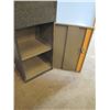Image 2 : metal cabinet good for ammunition storage 2 keys for bottom lock -- top lock has no keys