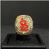 Image 1 : ST LOUIS CARDINALS M.L.B 2006 "PUJOLS" CHAMPIONSHIP REPLICA RING (ref541)
