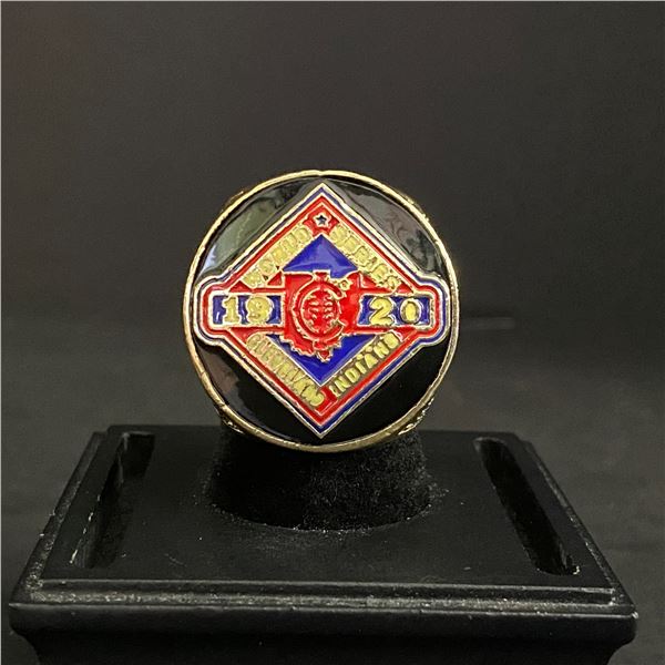 CLEVELAND INDIANS M.L.B 1920 "RAY CHAPMAN" CHAMPIONSHIP REPLICA RING (ref575)