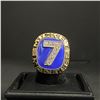Image 1 : MICKEY MANTLE #7 HALL OF FAME "1956 TRIPLE CROWN" CHAMPIONSHIP REPLICA RING (ref910)
