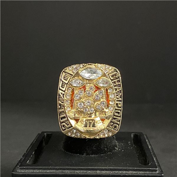 CLEMSON TIGERS CHAMPIONS 2017 "SWINNEY" NATIONAL CHAMPIONSHIP REPLICA RING (ref1029)