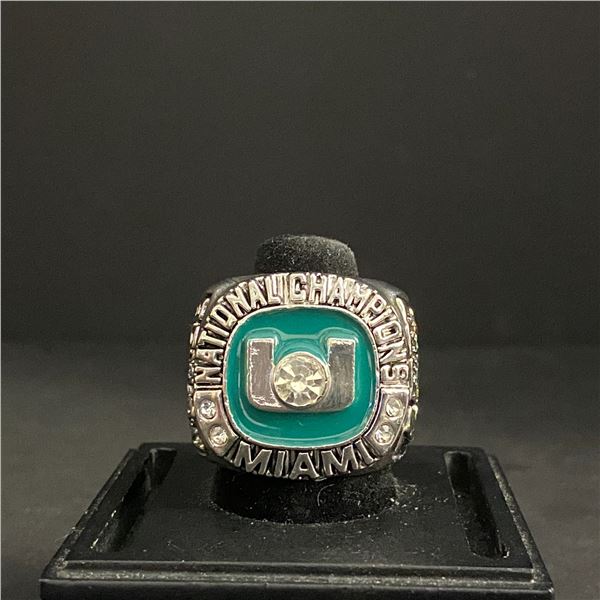 MIAMI HURRICANES CHAMPIONS "BOYLAN" NATIONAL CHAMPIONSHIP REPLICA RING (ref1057)