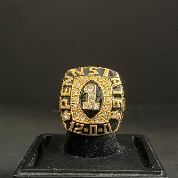 PENN STATE CHAMPIONS 1995 "CARTER" NATIONAL CHAMPIONSHIP REPLICA RING (ref1077)