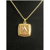 Image 1 : LOS ANGELES LAKERS 2002 N.B.A CHAMPIONSHIP NECKLACE (ref1111)