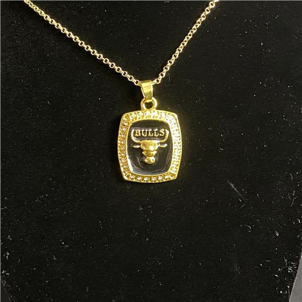 CHICAGO BULLS 1991 N.B.A CHAMPIONSHIP NECKLACE (ref1114)