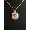 Image 1 : PHILADELPHIA PHILLIES 2008 M.L.B CHAMPIONSHIP NECKLACE (ref1139)