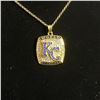 Image 1 : KANSAS CITY ROYALS 2015 M.L.B CHAMPIONSHIP NECKLACE (ref1143)