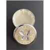 Image 2 : ROUND BUTTERFLY TRINKET BOX FROM THINGS ENGRAVED