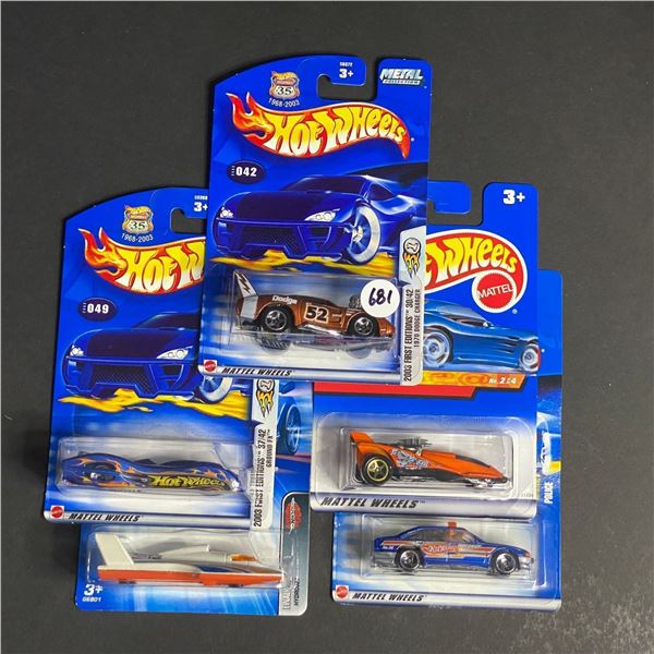 HOT WHEELS 5 CAR LOT ASSORTED STILL SEALED IN PACKAGES