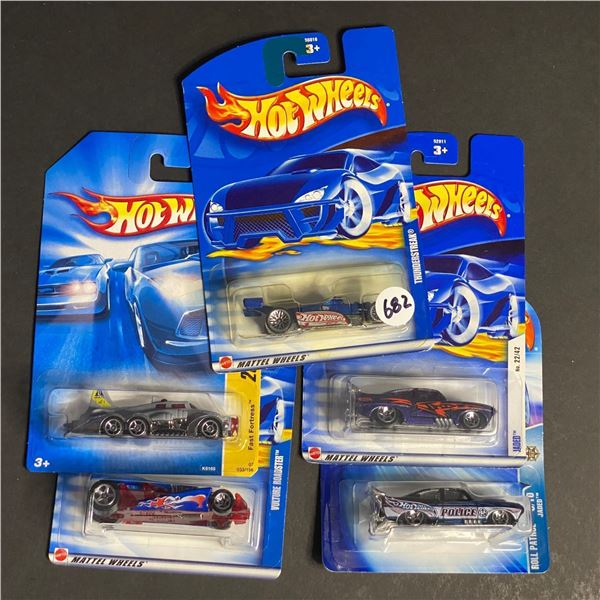 HOT WHEELS 5 CAR LOT ASSORTED STILL SEALED IN PACKAGES