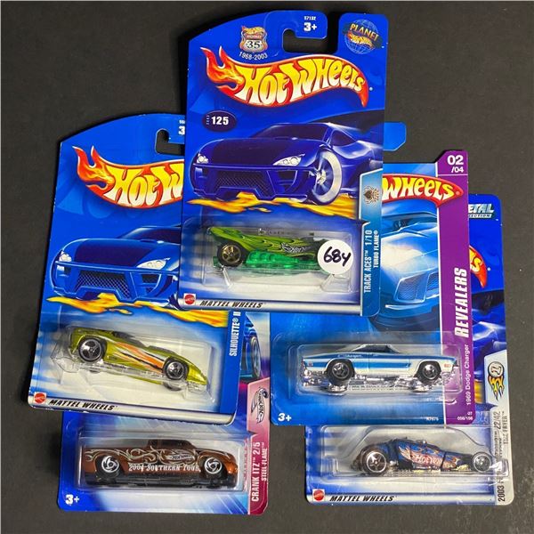 HOT WHEELS 5 CAR LOT ASSORTED STILL SEALED IN PACKAGES