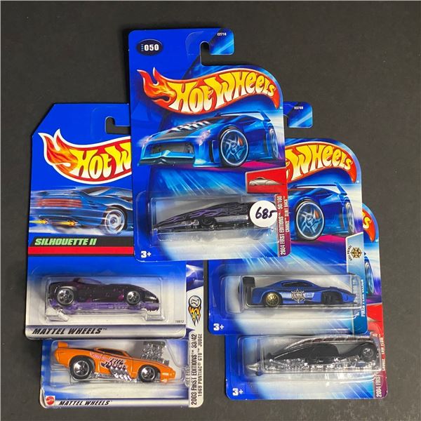 HOT WHEELS 5 CAR LOT ASSORTED STILL SEALED IN PACKAGES