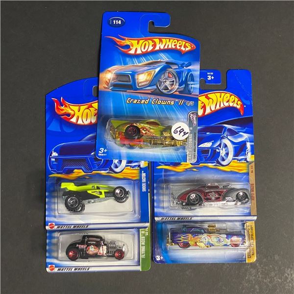 HOT WHEELS 5 CAR LOT ASSORTED STILL SEALED IN PACKAGES