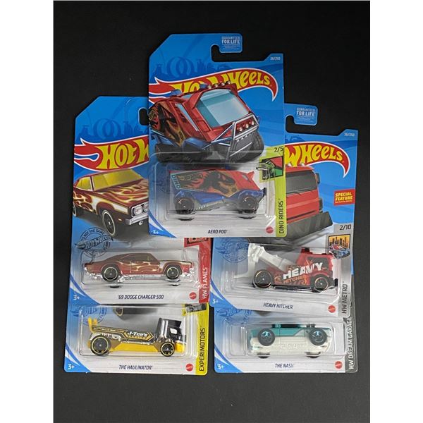 HOT WHEELS 5 CAR LOT ASSORTED STILL SEALED IN PACKAGES