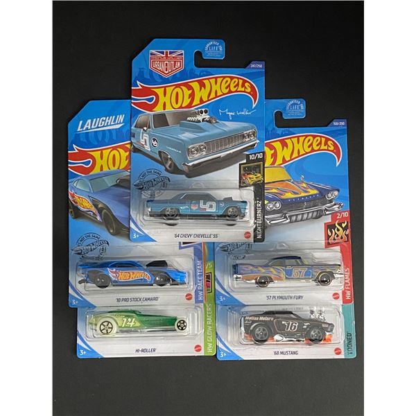 HOT WHEELS 5 CAR LOT ASSORTED STILL SEALED IN PACKAGES