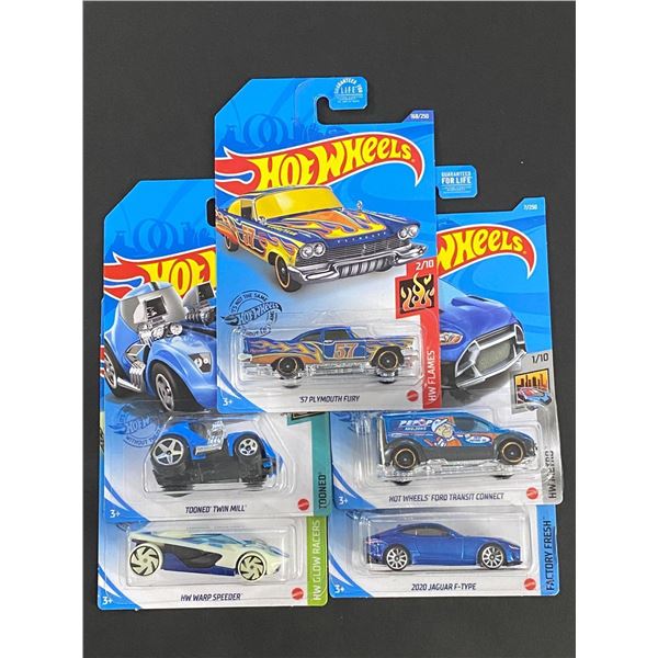 HOT WHEELS 5 CAR LOT ASSORTED STILL SEALED IN PACKAGES