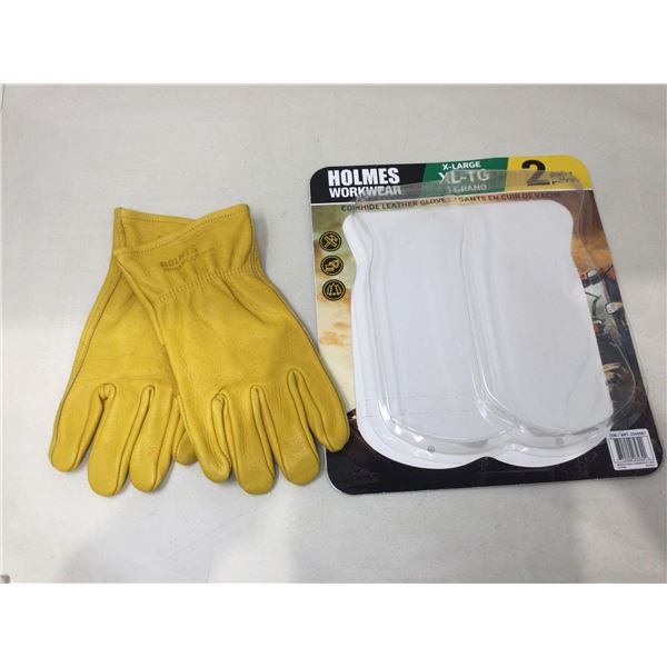 Holmes Workwear (XL) Cowhide Leather Gloves
