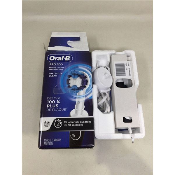 Oral B Pro 500 Precision Clean Rechargeable Toothbursh