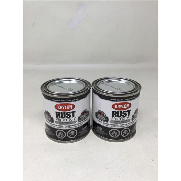 Krylon Rust Protector Gloss Black (2 x 236ml)