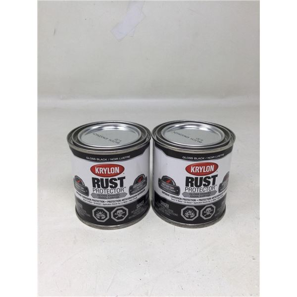 Krylon Rust Protector Gloss Black (2 x 236ml)