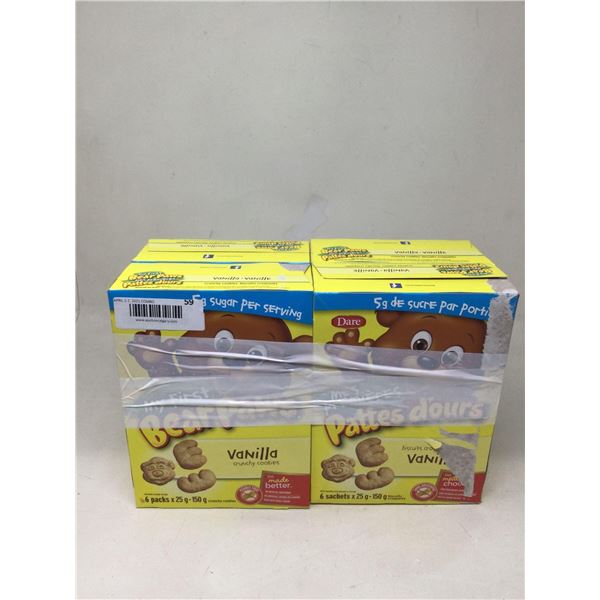 Lot of Vanilla Bear Paws (4 x 6pks x 25g)
