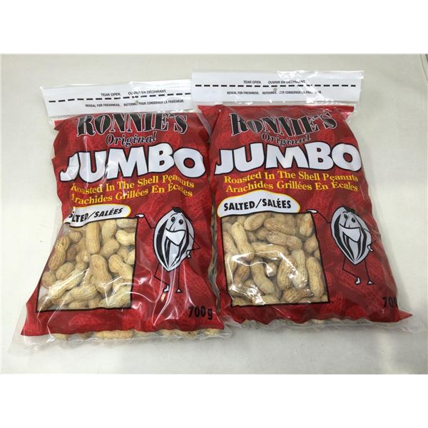Ronnies Original Jumbo Salted Peanuts (2 x 700g)
