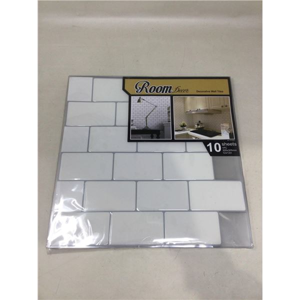 Room Decor Decorative Wall Tiles (10 sheets 12in x 12in)
