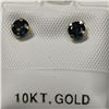 Image 1 : 10K Yellow Gold 2 Sapphire(0.66ct) Earrings (~Size 8)(Ring is resizable for $40) (~weight 9.8g), Mad