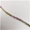 Image 2 : Silver Multicolor Geniune Tourmaline Necklace, Made in Canada, Suggested Retail Value $200