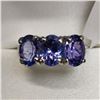 Image 1 : 10K White Gold Tanzanite(3.1ct) Ring, Made in Canada, Suggested Retail Value $2645