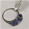 Image 2 : 10K White Gold Tanzanite(3.1ct) Ring, Made in Canada, Suggested Retail Value $2645