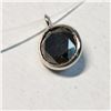 Image 1 : 14K White Gold Floating Diamond(1.1ct) On Invisible Necklace Necklace, Custom Designed in Canada, Ap