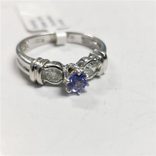 Silver Tanzanite(0.4ct) Ring, Made in Canada, Suggested Retail Value $240