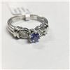 Image 1 : Silver Tanzanite(0.4ct) Ring, Made in Canada, Suggested Retail Value $240