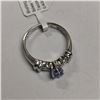 Image 2 : Silver Tanzanite(0.4ct) Ring, Made in Canada, Suggested Retail Value $240
