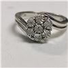 Image 1 : Silver 7 Diamond Ring, Made in Canada, Suggested Retail Value $16