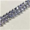 Image 1 : Silver Tanzanite(8.2ct) Bracelet, Made in Canada, Appraised Retail $1300