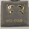Image 1 : 14K Yellow Gold Earrings, Made in Canada, Suggested Retail Value $140