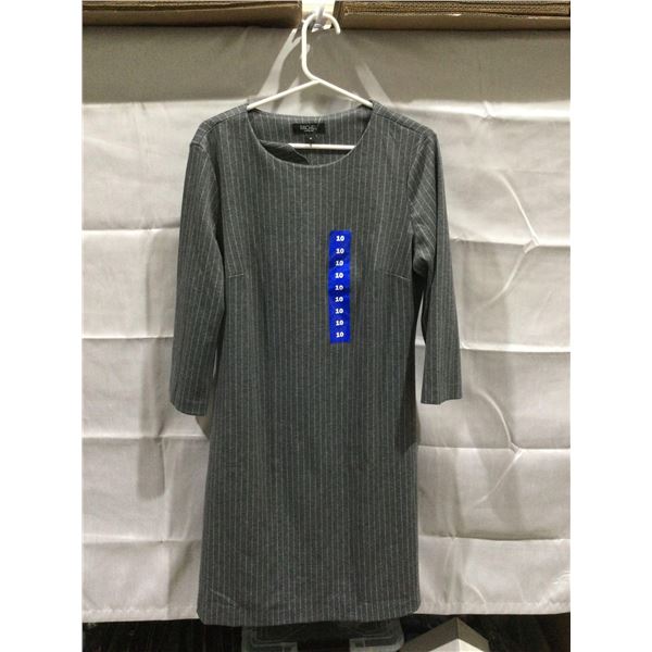 Rachel Roy Dress- Grey Pinstripe (10)