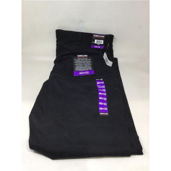 Kirkland men's 5-pocket Brushed Cotton Twill Pants (40 x 32)