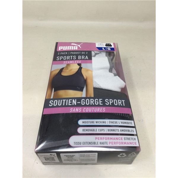 Puma Sports Bra (2pk) Large